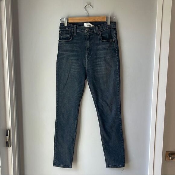 Reformation Black High & Skinny Cropped Jeans - Picture 3 of 11